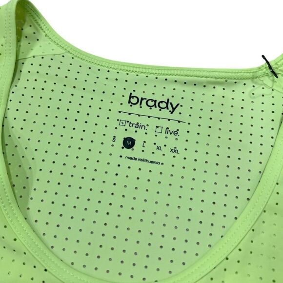 BRADY Neon Green Breathe Easy Mesh Tank Men’s M - Picture 3 of 3